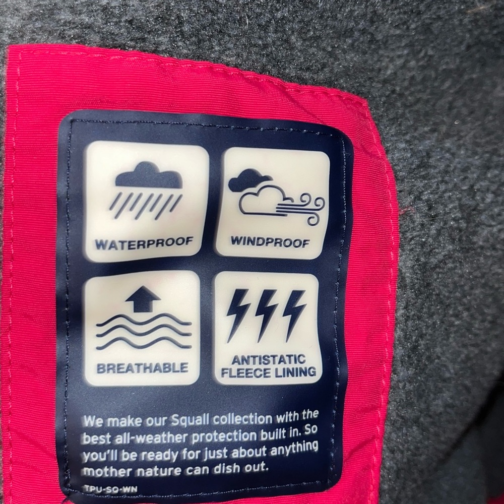 Lands' End Squall Jacket - Raspberry Color - Picture 5 of 10